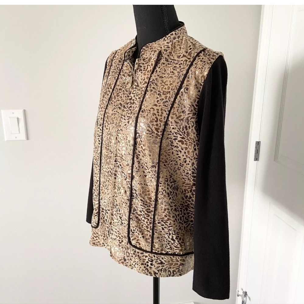 Animal Print Jacket Like New!